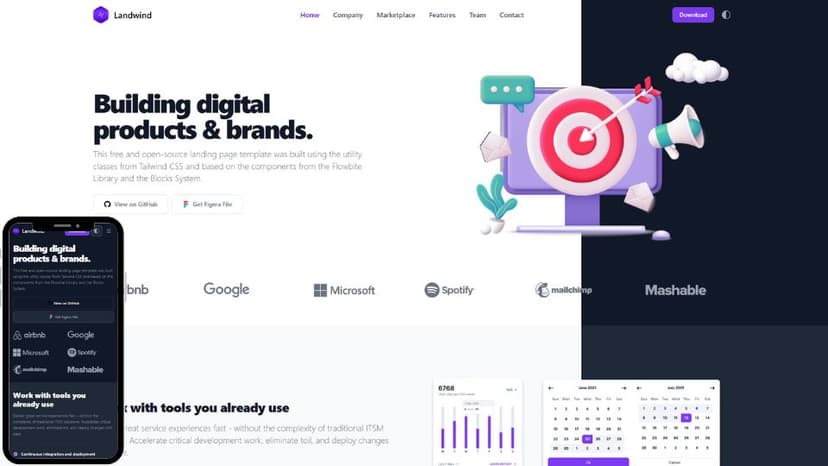 Landwind - TailwindCSS
